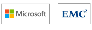 Microsoft and EMC Based Networks Logo